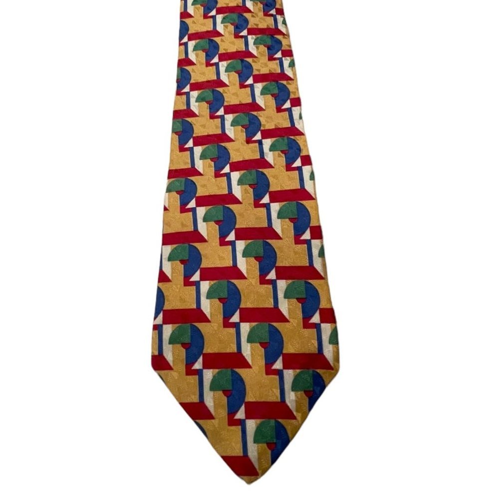 Harve Benard Pure Silk Shapes Geometric Tie NWT